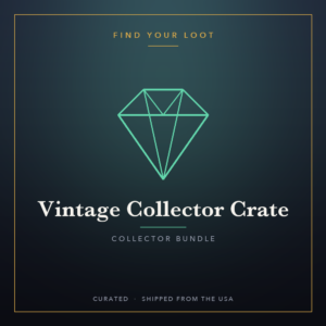 Vintage Collector Crate