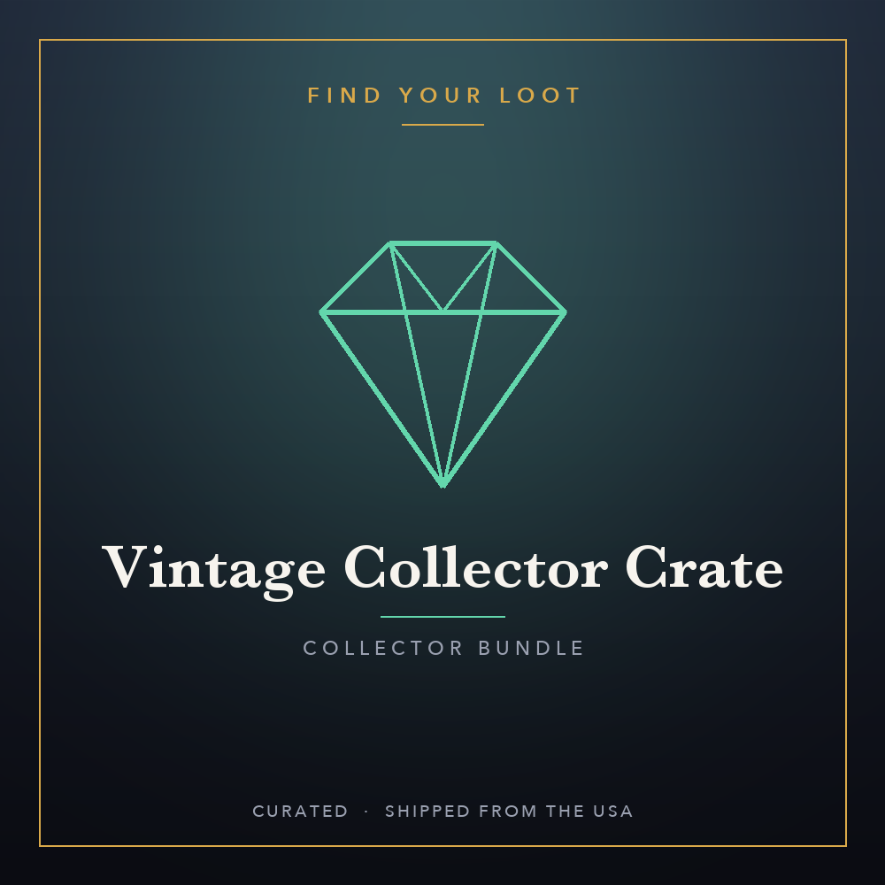 Vintage Collector Crate